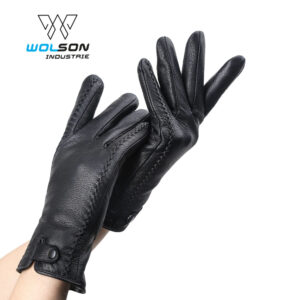Women Leather Driving Gloves