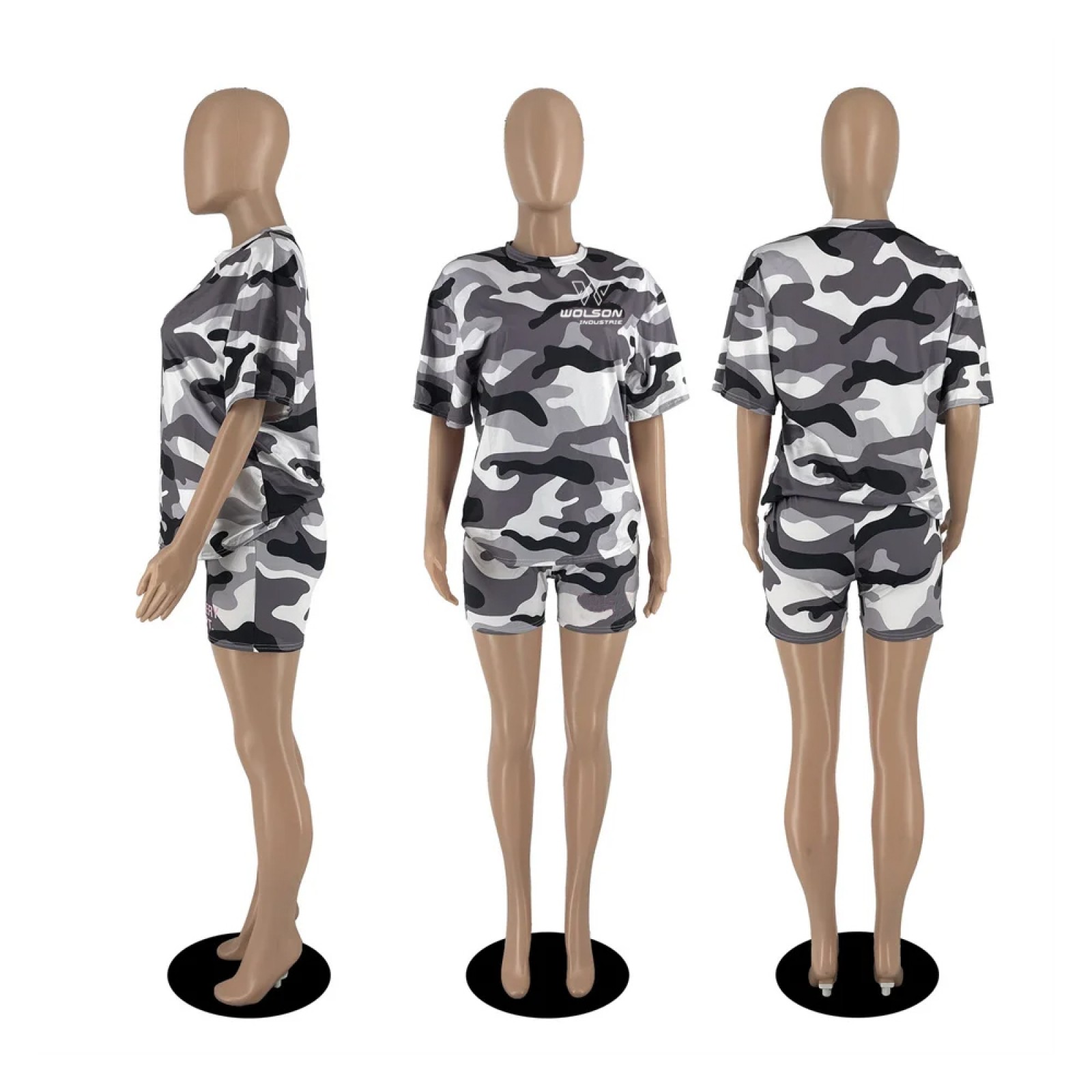 Women's Winter T Shirt And Shorts Set