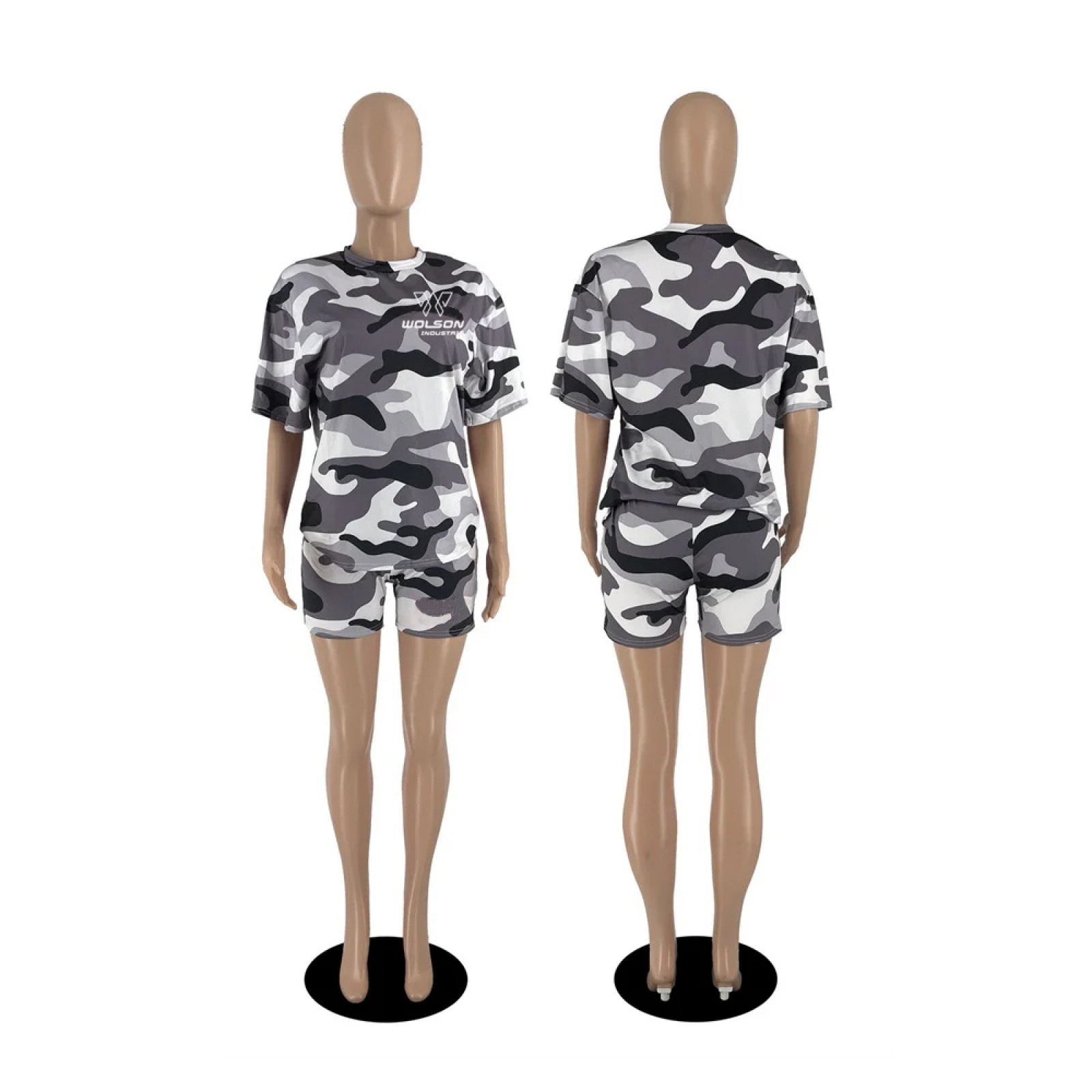 Women's Winter T Shirt And Shorts Set - Image 2