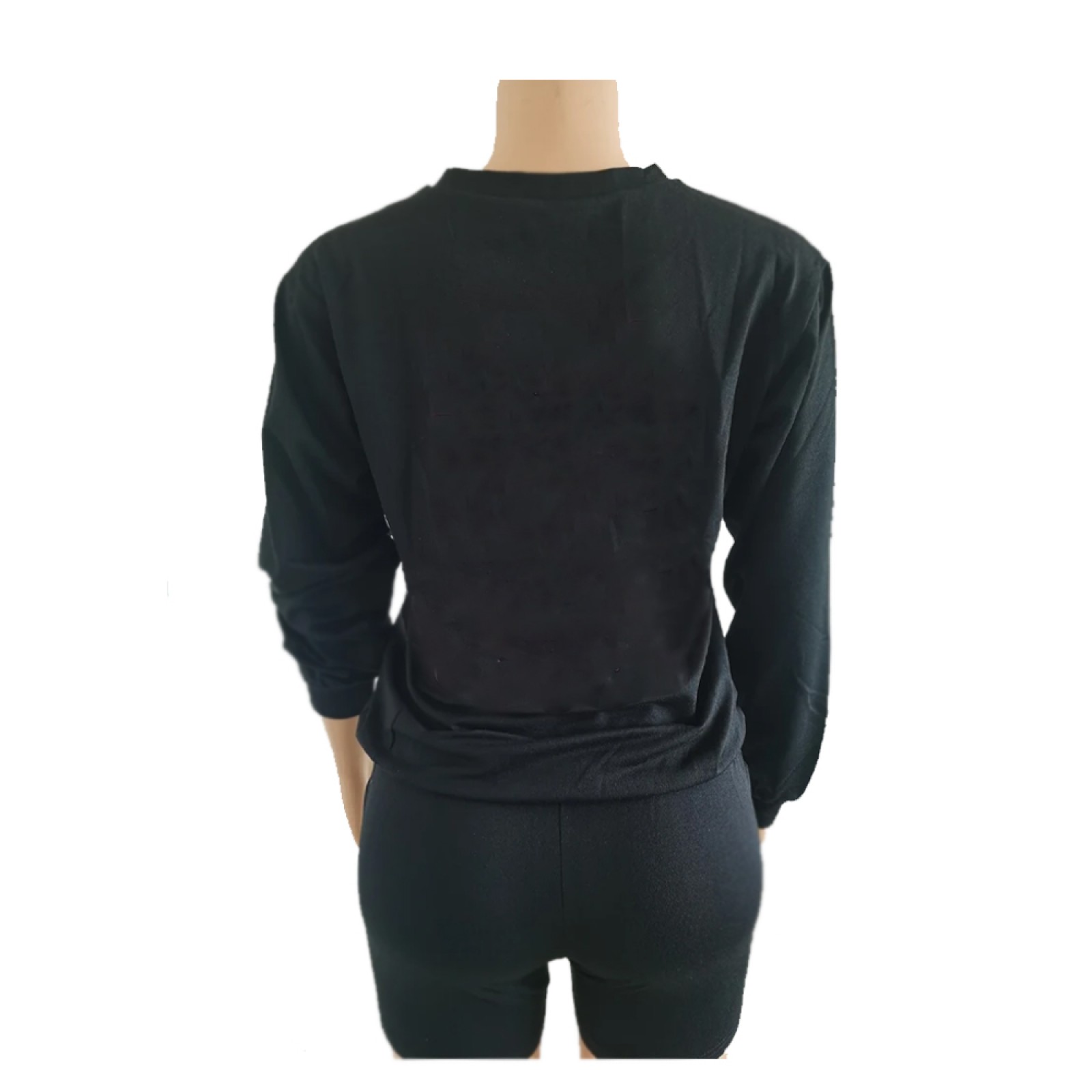 Women's Winter T Shirt And Shorts Set - Image 3