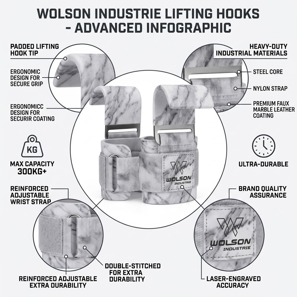 Gym Training Power Hook – Heavy Duty Weight Lifting Hooks | MOQ 30 PCS - Image 3