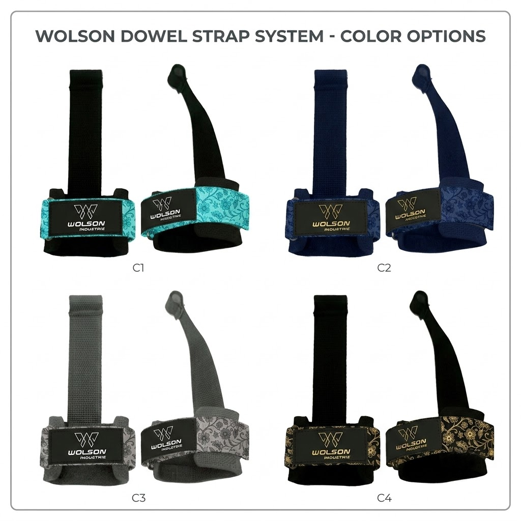 Weight Lifting Dowel Strap – Premium Wrist Support Gym Lifting Straps | MOQ 30 PCS - Image 2