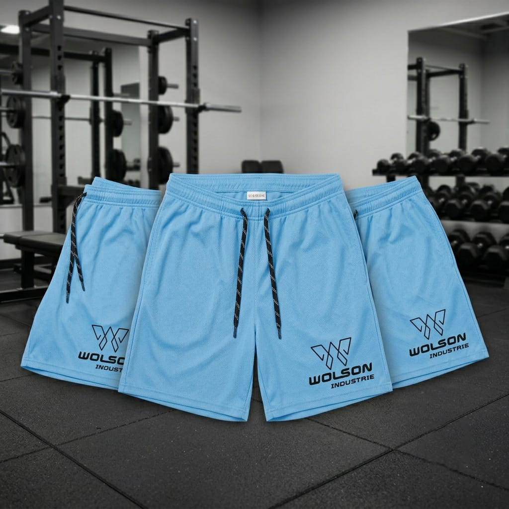Men’s Gym Shorts | Breathable Performance Workout Shorts | Wholesale Sports Shorts – Wolson Industries - Image 2