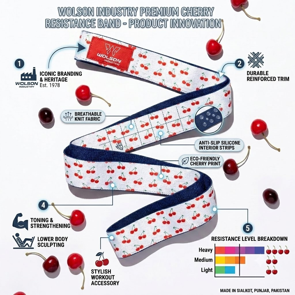 Long Resistance Bands – Premium Fabric Workout Resistance Bands | Wolson Industrie - Image 3