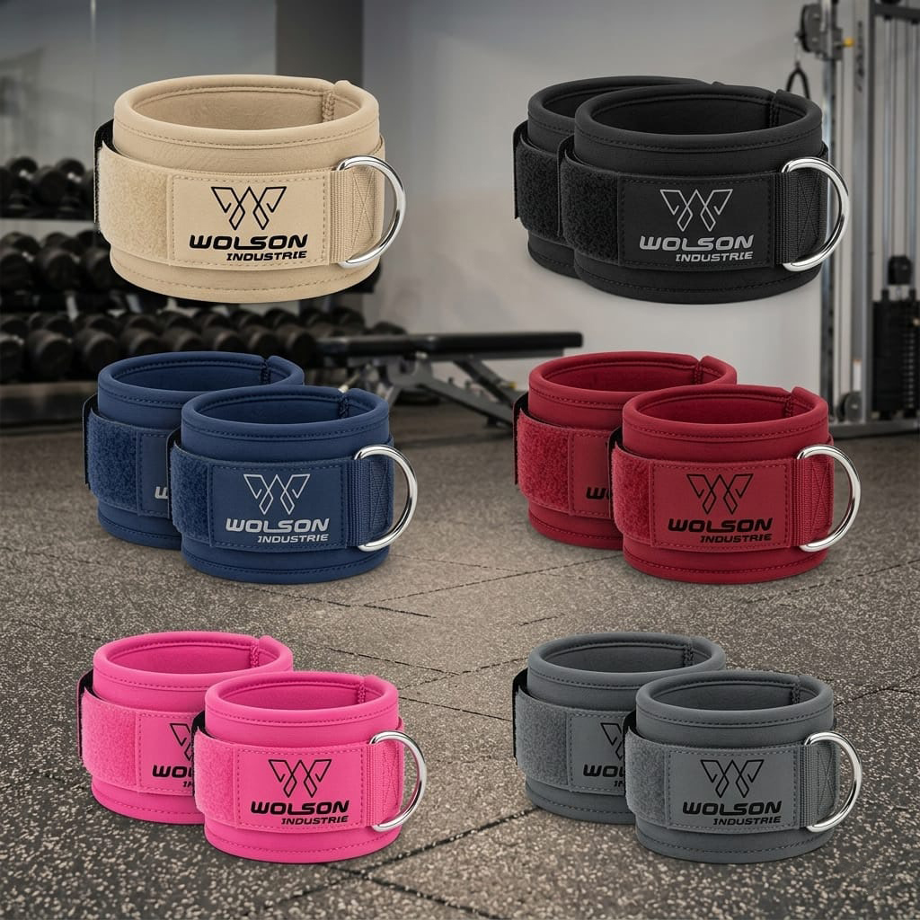 Weight Lifting Ankle Strap | Premium Gym Cable Ankle Strap Manufacturer | Wolson Industries - Image 2