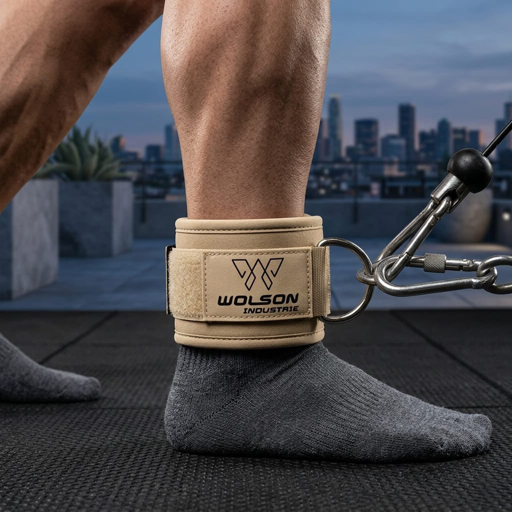 Weight Lifting Ankle Strap | Premium Gym Cable Ankle Strap Manufacturer | Wolson Industries - Image 4