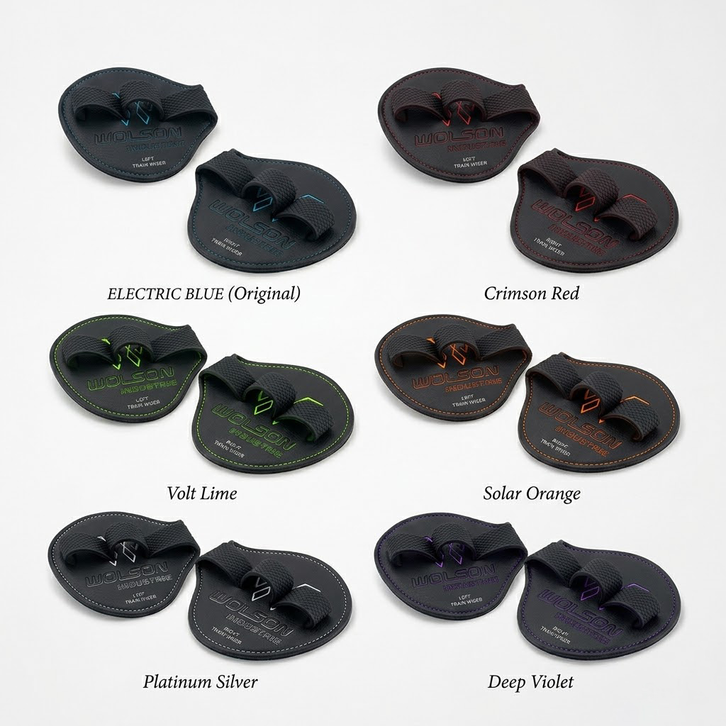 Premium Weightlifting Grip Pads | Leather Gym Grip Pads | Wolson Industries - Image 2