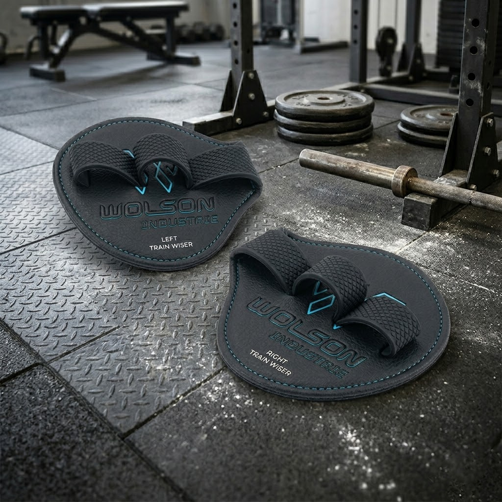 Premium Weightlifting Grip Pads | Leather Gym Grip Pads | Wolson Industries - Image 3
