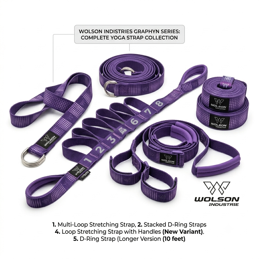 Yoga Straps Manufacturer & Wholesale Supplier | Yoga Stretching Straps | Wolson Industries - Image 2
