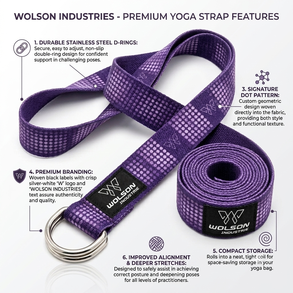 Yoga Straps Manufacturer & Wholesale Supplier | Yoga Stretching Straps | Wolson Industries - Image 3