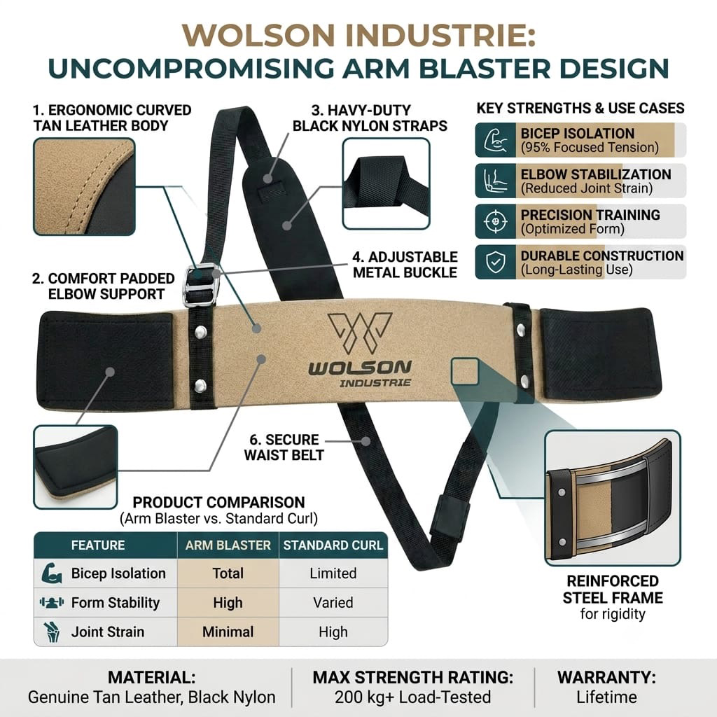 Body Building Arm Blaster Manufacturer | Wolson Industries Wholesale - Image 3