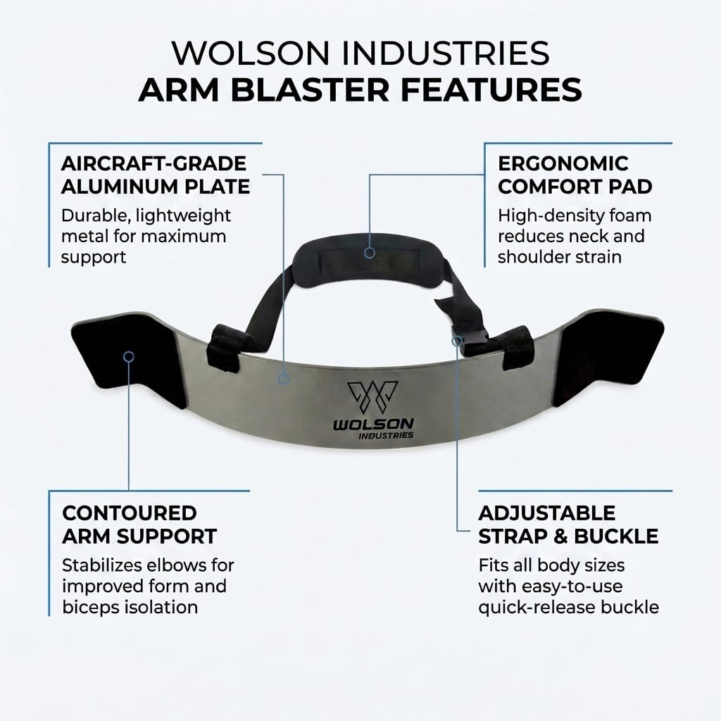 Body Building Arm Blaster Wholesale | Wolson Industries Manufacturer - Image 3